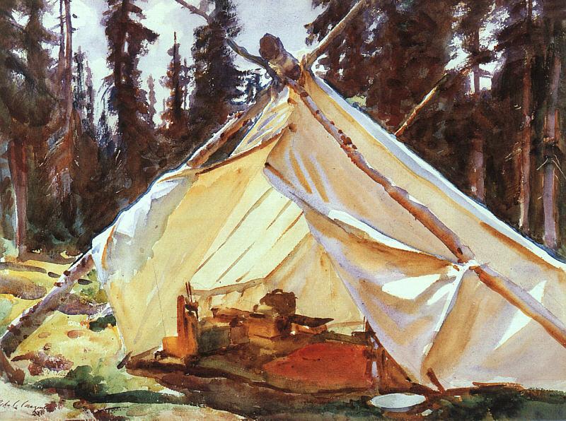 John Singer Sargent A Tent in the Rockies China oil painting art